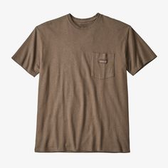 Shrugging off the inevitable wear-and-tear of long days on the job  our Work Pocket Tee Shirt is made from a soft and sturdy 8.4-oz 55% industrial hemp/45% organic cotton blend. A single large pocket with the Patagonia Workwear P-6 logo sits on the left chest. Fair Trade Certified™ sewn. Men Outfits Swag, Hipster Outfits Men, Urban Street Fashion, Stacy London, Outfits Sporty, Tokyo Street Fashion, Formal Men Outfit, Pocket Tee Shirts, London Outfit