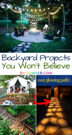 backyard projects you won't believe to have in the garden are easy and fun