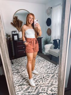 Be cute, casual, and cool this summer! Grab these must have summer shorts while you can! #beachvacation #vacationoutfits #vacationshorts #beachshorts #datenightoutfit #datenight #summerfashion #summershorts #summeroutfit #springfashion #springshorts #springoutfit #fashionforward #outfitgoals #casualoutfit #everydayoutfit #plselflove #paperbagshorts #denimshorts #summermusthave #supercuteshorts #howtostyleshorts #newarrival #newcollection #bestseller Trendy Brown Beach Shorts, Brown Cotton Shorts For Day Out, Trendy Brown Shorts For Day Out, Trendy Brown Shorts For Summer, Trendy Brown Summer Shorts, Trendy Beach Shorts With Tie Waist, Summer High Waist Brown Shorts, Trendy Tie Waist Beach Shorts, Summer High Waist Tie Waist Shorts