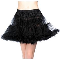 Slip into something fun and flirty with this Black Tulle Petticoat. Tulle Petticoat features multiple layers of bouncy black tulle with ruffles at the hem and is held in place by a reinforced elastic waistband. One size Black Tulle Petticoat fits most women. Raven Halloween, Orange Midi Skirt, Tulle Petticoat, Sheer Lace Top, Silk Lingerie, Black Tulle, Floral Print Skirt, Denim Midi Skirt, Costume Dress