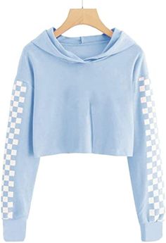 Hoodies Cute, Crop Tops For Kids, Girls Hoodies, Fashion Sweatshirts, Trendy Hoodies, Crop Top Hoodie, Grunge Look, Crop Top Outfits