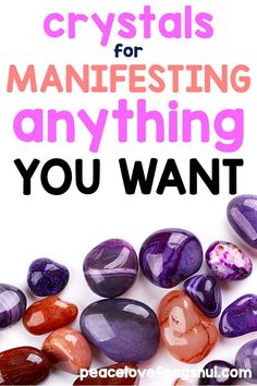 Crystals For Manifesting, Different Crystals, Energy Blocks, Manifest Anything, Manifesting Dreams, Affirmations For Women, Manifest Your Dreams