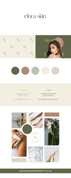 the website design is clean and modern, with an interesting color scheme to match it's palettes