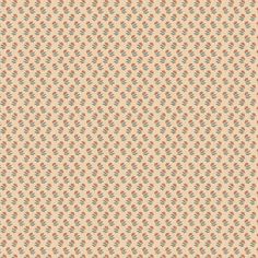 an old fashioned wallpaper pattern with small circles and dots on beige paper, as well as