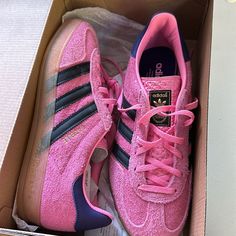 Pink Bliss Brand New Never Worn Pink Gazelle, Pink Gazelles, Adidas Messi, Adidas Gazelle Indoor, 2023 Mood, Adidas Pink, Shoes Adidas, Pink Adidas, Adidas Gazelle