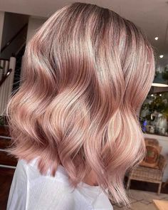 Rose Gold Hair Blonde, Rose Gold Blonde, Rose Blonde, Gold Hair Colors