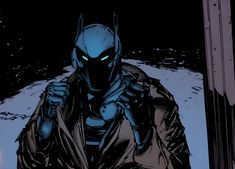 an image of a batman in the dark