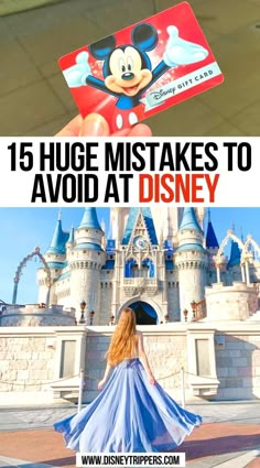 15 Huge Mistakes To Avoid At Disney Disney World 2023, Disneyland Trip Planning, Disney World 2024, Disney World Packing, Disneyland Planning