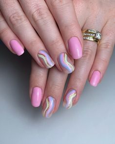 Pretty pastel to add a pop of colour for the start of a new year 🌸🌟

Hand painted nail art
Builder gel structured overlay 

✨ @escapeintobeauty_ 
🤍 Private home-based studio
☁️ Natural nail health + gel nail specialist
🌿 Health department approved