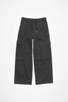 Casual trousers are cut to a relaxed fit with a mid waist, straight leg and long length. Detailed with cargo pockets and reinforced knee panels. Crafted from twill ripstop cotton blend. FN-MN-TROU000944 Techwear Wide Leg Cargo Pants With Patch Pockets, Streetwear Straight Cargo Pants With Patch Pockets, Straight Cargo Pants With Patch Pockets For Streetwear, Wide Leg Cargo Pants With Functional Pockets For Outdoor, Functional Cargo Pants With Cargo Pockets For Work, Functional Straight Leg Parachute Pants With Cargo Pockets, Functional Wide-leg Cargo Pants With Multiple Pockets, Utility Cargo Pants With Functional Pockets, Techwear Straight Leg Cargo Pants