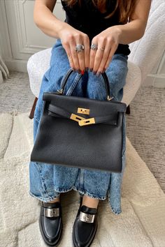 Message us for more details, styling advice, and orders from our global Personal Shopping team. Hermes Kelly 28 Black, Kelly 28 Black