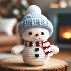 Snowman Amigurumi Crochet Pattern for Beginners