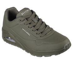 PRICES MAY VARY. Skechers Air-Cooled Memory Foam cushioned comfort insole Skech-Air visible air-cushioned midsole Flexible rubber traction outsole Smooth synthetic 'durabuck' perforated upper Classic lace-up fashion sneaker design Sneaker Design, Wide Shoes, Waterproof Shoes, On Air, Skechers Women, Fashion Joggers, School Shoes, Athletic Sneakers, Designer Sneakers