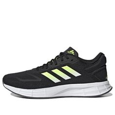 adidas Duramo 10 'Black Solar Yellow' GW4078 (SNKR/Low Top/Wear-resistant) Adidas Duramo 10, Stylish Sneakers, Low Top, Perfect Pair, Your Perfect, Solar, Adidas, Sneakers, Yellow