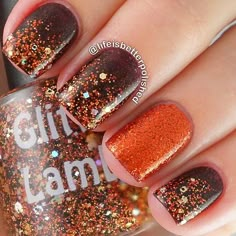 Fall Wedding Nails, Orange Nail, Thanksgiving Nail Art, Fall Nail Art Designs, Nagel Tips, Thanksgiving Nails, Elegant Fall, Nails Fall, Fall Nail Art