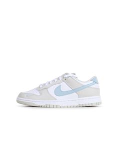 NIKE WMNS DUNK LOW - LIGHT BONE/ARMORY BLUE NIKE Women Low Dunks, Dunk Low Outfit Women, Womens Dunk Low, Dream Shoe, All Jordans, Hype Shoes