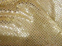 Faux Sequin Knit Fabric - 226 Gold Gold Sequin Fabric, Sequin Knit, Sheer Knit, Buy Fabric Online, Gold Diy, Gold Party, Gold Dots, Background Texture, Teal And Gold