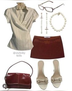 Downtown Outfits, Office Siren, 2000s Fashion Outfits, Swaggy Outfits, Really Cute Outfits, Mode Vintage, Lookbook Outfits