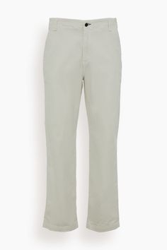 Askk NY Pants Chino Twill Pant in Sand Summer Uniform, Strappy Flats, Leg Cuffs, Twill Pants, Jeans Jumpsuit, Blazer Dress, Ulla Johnson, Swimwear Tops, Sweater Skirt