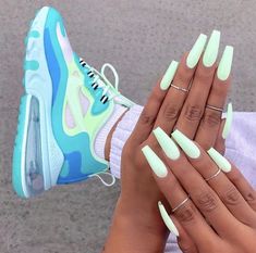 nails Bright Summer Acrylic Nails, Pastel Nails Designs, Nagellack Trends, Bright Summer Nails, Nail Swag, Summer Acrylic Nails, Summer Nails Colors, Neon Nails, Pastel Nails