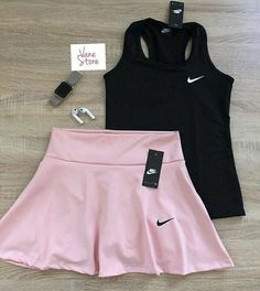 Exercise Fits, Pink Collage, Nike Tennis Skirt, Birthday Things, Tennis Outfits, Wishlist Ideas, Sports Clothes, Seasonal Wardrobe