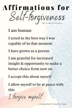 an affirmation poem with the words self - ferveness written on it