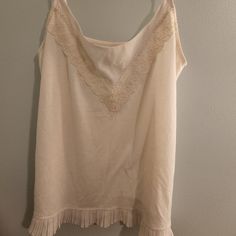 Nwot. American Eagle Spaghetti Strap Rank. Cream Colored Beige Cotton Camisole With Spaghetti Straps, Cheap Fitted Cream Camisole, Casual Cream Camisole For Spring, Beige Spaghetti Strap Tank Top For Day Out, Cream Spaghetti Straps Tops For Spring, Cream Tank Camisole For Spring, Beige Spaghetti Strap Camisole For Spring, Cream Spaghetti Strap Tank Top For Spring, Casual Cream Top With Spaghetti Straps