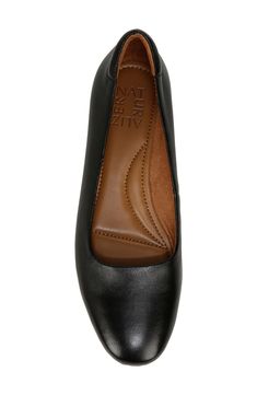 A classic ballet flat is shaped by a squared-off toe for a versatile look of contemporary elegance. Synthetic upper/textile lining/synthetic sole Imported Black Flats Shoes, Womens Ballet Flats, Black Flats, Ballet Flats, Shoes Flats, Black Leather, Nordstrom, Leather, Black