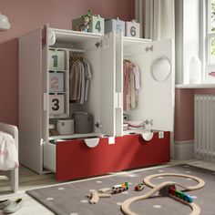 a child's room with toys and accessories in it