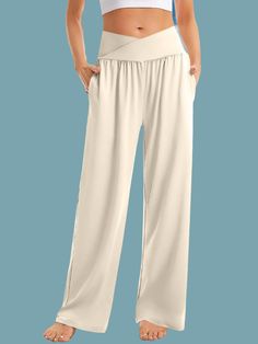 These stylish trousers feature the popular trend of wide leg design, giving you a chic and modern look. The high waist and conveniently placed pockets add both style and functionality to these pants. Elevate your fashion game with these GYPSY trousers. 🔷 Product Measurements (Inch) Size HIP WAIST LENGTH S | 42,5 | 26.8 | 41.7 M | 44.1 | 26.3 | 42,1 L | 45.7 | 29.9 | 42,5 Material composition: 100% polyester Care instructions: Machine wash cold. Tumble dry low Wide-leg Yoga Pants With Pockets For Loungewear, Wide-leg Harem Pants With Side Pockets For Loungewear, Full Length Solid Color Pants For Loungewear, Solid Color Full Length Pants For Loungewear, Solid Color Full Length Loungewear Pants, Full Length Solid Color Loungewear Pants, Wide Leg Harem Pants With Side Pockets For Loungewear, Versatile Wide-leg Harem Pants With Pockets, High Waist Solid Color Yoga Pants