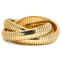 Alex Jona design collection 18k yellow gold Tubogas Rolling Bracelet. Designed and hand crafted in Italy. Dimensions (Each band) : Diameter 2.26 in X Width 0.45 in X D 0.18 in - Diameter 57 mm X Width 12 mm X D 4.81 mm. Also available in larger size. Weight : 85.8 g Alex Jona jewels stand out, not only for their special design and for the excellent quality of the gemstones, but also for the careful attention given to details during all the manufacturing process. Alex's passion for jewels flows i Elegant Flexible Yellow Gold Bracelet, Adjustable Flexible Yellow Gold Bangle, Adjustable Yellow Gold Flexible Bangle, Flexible Yellow Gold Bangle Bracelets, Yellow Gold Flexible Bangle Bracelet, Modern Flexible Yellow Gold Bracelet, Flexible Gold Plated Luxury Bracelet, Gold Flexible Slinky Bracelet, Luxury Flexible Gold-plated Bracelet