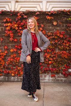 OUTFIT DETAILS: Everlane oversized blazer | very old Isabel Marant tee | Old Navy sequined skirt | Chanel Wallet on Chain | AllSaints Shana sneakers Skirt Chanel, Chanel Wallet On Chain, Sequined Skirt, Wallet On Chain, Chanel Wallet, Oversized Blazer, Outfit Details, Lifestyle Blogger