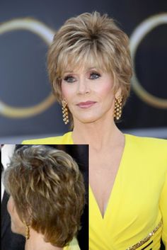 Short Shags For Older Women, Shaggy Short Hair Side Part, Olaf Pinata, Jane Fonda Hairstyles, Short Hairstyles Over 50, Short Grey Hair