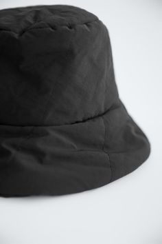 NYLON BUCKET HAT | ZARA United States Black Bucket Hat, Black Bucket, Zara United States, Bucket Hat, Baseball Hats, Zara, Hats, Black