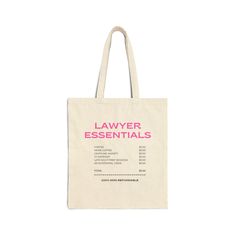 Every lawyer needs a bag to carry their laptop and tears. Kidding but not really. Upgrade to this hilarious lawyer-themed tote and let everyone know you're not just an advocate, you're a fashionista too! Perfect for carrying all your legal briefs, snacks for those long court sessions, and of course, your trusty gavel (just kidding, leave that at home). So go ahead, treat yourself to this tote or to buy it as a bar exam gift, lawyer gift, or as a gift to a future lawyer.  This tote bag is perfect for law students, law graduates, lawyers, and attorneys to carry all of their essentials.  This 100% cotton bag comes in one size - 15" x 16"- perfect for everyday wear. While the canvas material will show off your designs in great colors, it's durable and will last for years. The bag features 20" Bar Exam Gift, Future Lawyer, Bar Exam, Lawyer Gifts, Law Student, School Gift, Law School, Just Kidding, Tote Bag Design