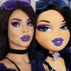 Cool Wig, Creative Eyeshadow, Cartoon Makeup, Color Makeup, Youtube Makeup