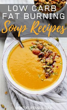 Soup Recipes Keto, Feel Full Longer, Low Fat Soups, Keto Soup, Carb Dinner