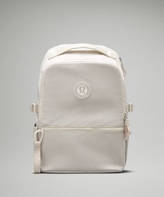 New Crew Backpack 22L *Logo | Unisex Bags,Purses,Wallets | lululemon Cute Backpacks Aesthetic, College Wishlist, Best Backpacks For College, School Wishlist, Lululemon Backpack, Backpacks Travel, School Bag Essentials, Lululemon Bags