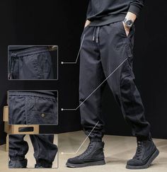 With a combination of style, durability, and comfort, these pants are a must-have addition to your wardrobe. Whether you're exploring the outdoors or navigating the urban jungle, do it in style and confidence. Key Features Fashion Baggy Loose Design Whether you’re heading out for a day hike or just running errands, these pants will keep you looking stylish and feeling comfortable. Durable and Dense Fabric It is resistant to friction, does not pill or fade. After many machine washings, it is stil Tactical Pants, Urban Jungle, Fashion Fits, Running Errands, Black Pants, Must Haves, Wardrobe, Pants, Black