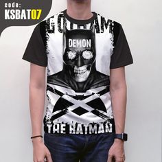 Beli Kaos Superhero DC Batman Gotham Demon KSBAT07 - Kaos Full Print Jamin Anti Luntur Katun Combed dengan harga murah Rp85.500 di Lapak Jemari Kanan Shop ehartoko - Salatiga. ✔ Pengiriman cepat ✔ Pembayaran 100% aman Demon Superhero, Gotham