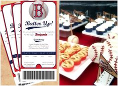 baseball themed party food and snacks