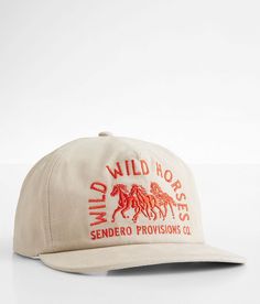 Sendero Provisions Co. Wild Wild Horse Hat - Khaki , Women's Cream Embroidered snapback hat One size fits most. Apparel & Accessories > Clothing Accessories > Hats Hat Flat Brim, Womens Western Trucker Hats, Granola Flat Bill Hat, Cool Baseball Hats, School Spirit Accessories, Cute Ball Caps, Country Trucker Hat, Tan Trucker Hat, Women’s Hat