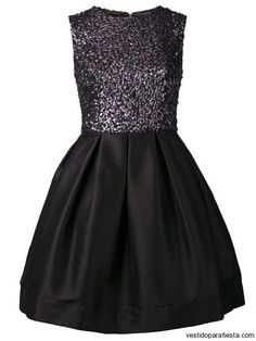 Vestidos juveniles cortos acinturados color negro – 36 - https://vestidoparafiesta.com/vestidos-juveniles-cortos-acinturados-color-negro/vestidos-juveniles-cortos-acinturados-color-negro-36/ Outfit Casamiento, Designer Cocktail Dress, Dress Pleated, Monique Lhuillier, Long Black Dress, Dresses Black, Flared Skirt