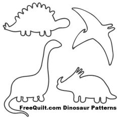 three dinosaurs with their heads in the air