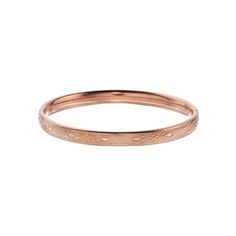 "Decorated with an ornate floral motif and textured detailing, this 14k rose gold-filled bangle bracelet adds a beautiful touch to her outfit.BRACELET DETAILS Length: 5.25 in. Width: 4.6 mm Clasp: snap Metal: 14k rose gold-filled Packaging: boxed Size: 6"". Gender: female. Age Group: kids." Engraved Rose Gold Bangle Bracelet, 14k Rose Gold Bangle Bracelet, Rose Gold Diamond Bangle Bracelet, Dainty Rose Gold 14k Gold Bangle, Engraved Rose Gold Round Bracelet, Engraved Rose Gold Bracelet, Adjustable Rose Gold Bangle Bracelet, Dainty Rose Gold Bangle Bracelet, Garden Balls