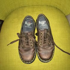 Like New Dr. Martens. They’re Size 5 But Would Best Fit A Women’s 6 1/2 To 7 Hiking Fits Fall, Docs Loafers, Brown Docs, Winter Core, Hiking Fits