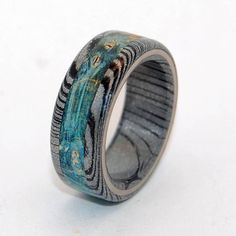 Black rings, wood ring, Titanium wedding rings, men's ring, women's ring, unique wedding rings, cust