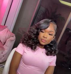 Short Quick Weave Hairstyles, Short Quick Weave, Sleek Ponytail Hairstyles, Sew In Hairstyles, Curly Weave Hairstyles, Quick Braided Hairstyles