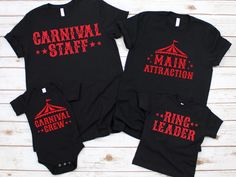 Carnival Staff Birthday Shirt, Birthday Crew, Ring Leader Birthday Shirt, Matching Birthday Family Tee, Main Attraction Shirt, Birthday Gift ✔The shirts we print are Bella Canvas, Gildan and Next Level. Your orders are sent according to stock status. PREMIUM HIGH QUALITY 1- Select your " Shirt Size". 2- Select your " Shirt Color". 3- Select the Quantity. 4- Click "Add to cart" button. Note: For multiple items go back to the listing and repeat the steps above. SIZE AND COLORS: For sizing details and color options, please see the listing images. ❤ Unisex Sizing ❤ Black, White, Navy, Orange, Maroon, Red and Sunset color T-shirts are %100 quality cotton. ❤ Tear away label ❤ Soft & Stylish ❤ Retail fit ❤ Very high-quality smooth print, we do not use cheap iron on transfers. PROCESSING TIME: The Carnival Family Shirts, Ring Leader, Sunset Color, Family Tees, Main Attraction, Maroon Red, Birthday Shirt, Birthday Shirts, Tshirt Colors