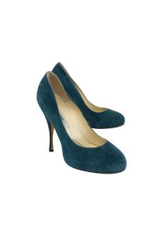 Current Boutique-Brian Atwood - Green Suede Pumps Sz 8 Formal Suede Slip-on Heels, Suede Court Shoes For Evening, Fitted Suede Slip-on Heels, Fitted Slip-on Suede Heels, Suede Court Shoes With Padded Heel And Almond Toe, Evening Suede Court Shoes With Round Toe, Suede Court Shoes With Reinforced Heel And Almond Toe, Suede Court Shoes With Reinforced Heel, Suede Almond Toe Court Shoes With Reinforced Heel